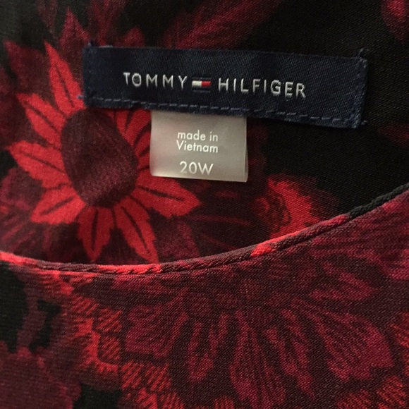 Tommy Hilfiger Long Sheer Balloon Sleeve Dress - Picture 9 of 12